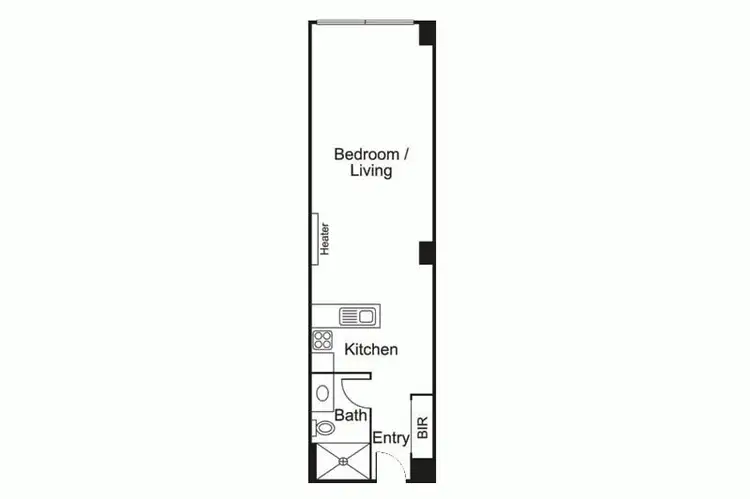 Floorplan of Homely apartment listing, 1104/408 LONSDALE STREET, Melbourne VIC 3000