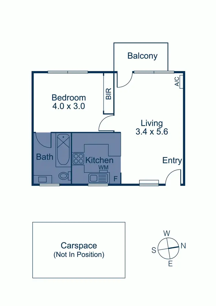 Floorplan of Homely apartment listing, 6/1435 High Street, Glen Iris VIC 3146
