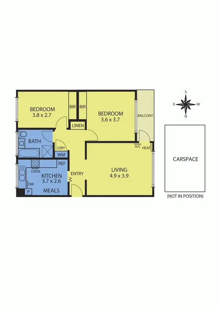 Floorplan of Homely apartment listing, 2/172 Wattletree Road, Malvern VIC 3144