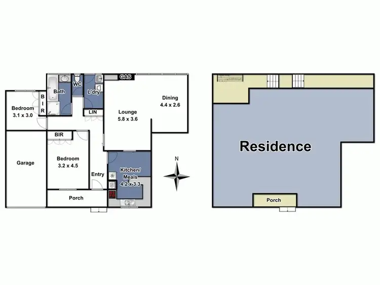 Floorplan of Homely unit listing, 2/4 Ash Grove, Malvern East VIC 3145