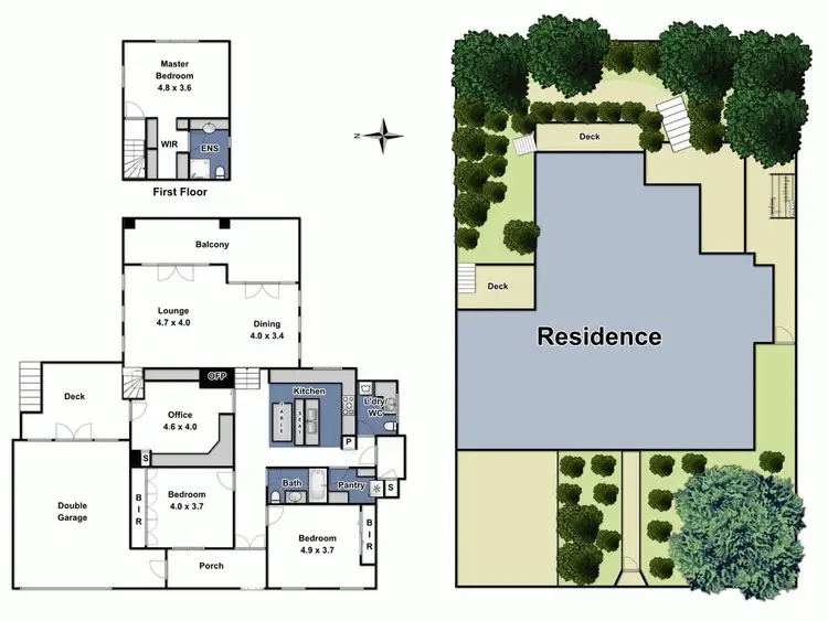 Floorplan of Homely house listing, 3 Ruskin Road, Glen Iris VIC 3146
