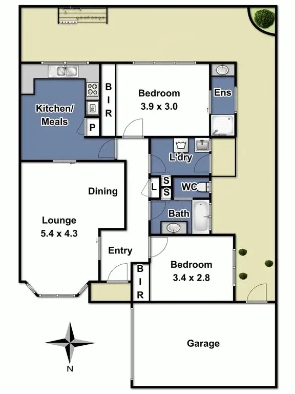 Floorplan of Homely unit listing, 3/376 Mont Albert Road, Mont Albert VIC 3127
