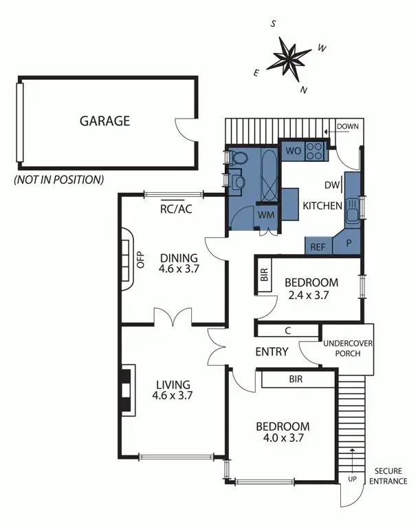 Floorplan of Homely apartment listing, 3/1298 Malvern Road, Malvern VIC 3144