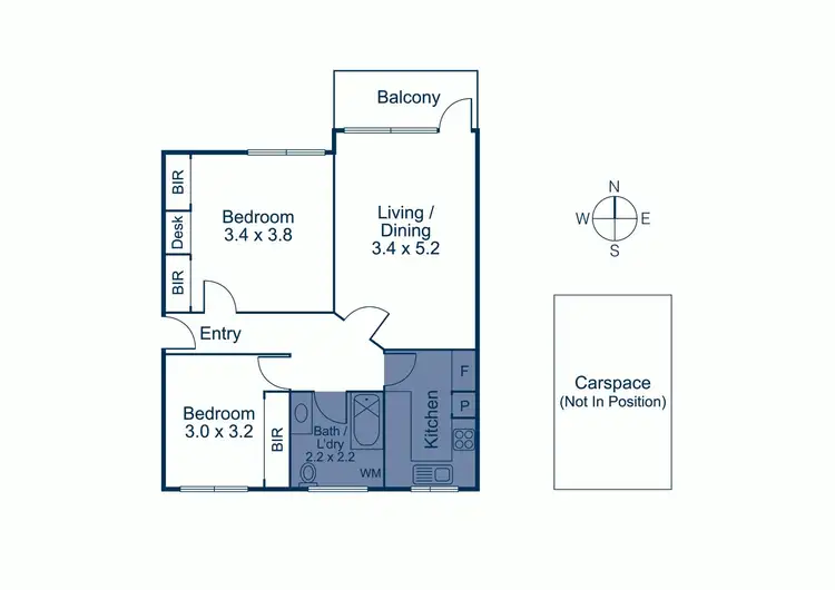 Floorplan of Homely apartment listing, 10/29 Belmont Avenue North, Glen Iris VIC 3146