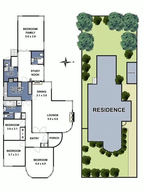 Floorplan of Homely house listing, 34 Munro Avenue, Ashburton VIC 3147