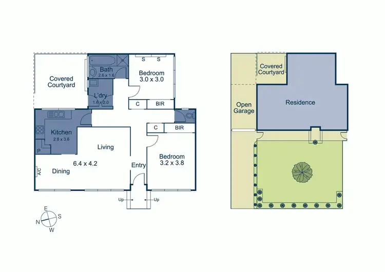 Floorplan of Homely unit listing, 1/61 Park Road, Glen Iris VIC 3146