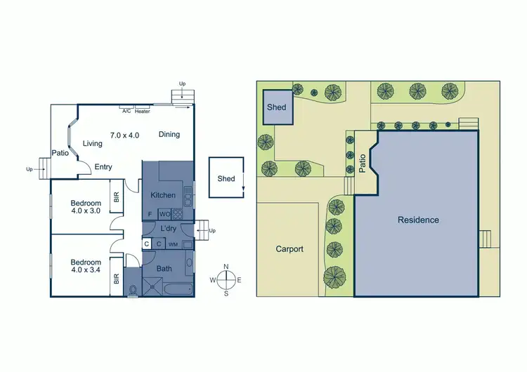 Floorplan of Homely unit listing, 2A George Street, Murrumbeena VIC 3163