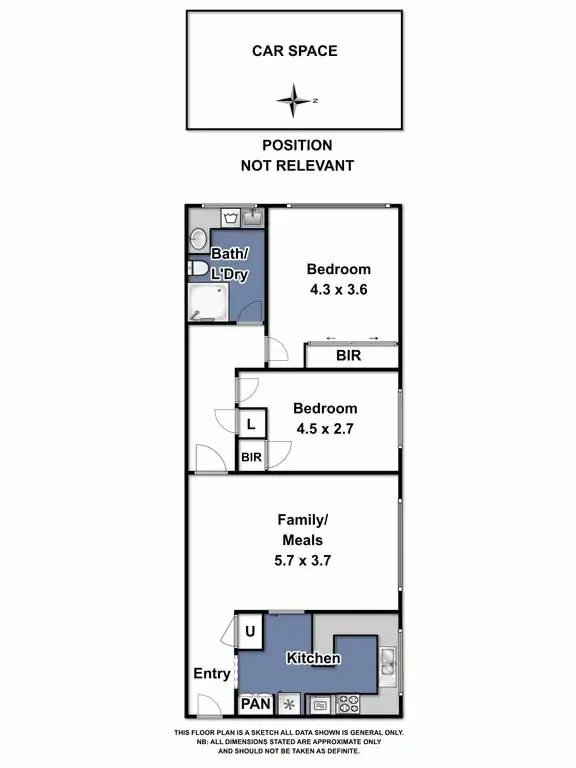 Floorplan of Homely apartment listing, 8/64 Edgar St Nth, Glen Iris VIC 3146