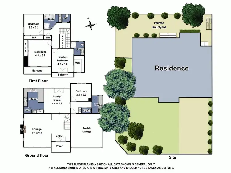 Floorplan of Homely house listing, 1 Rosedale Road, Glen Iris VIC 3146
