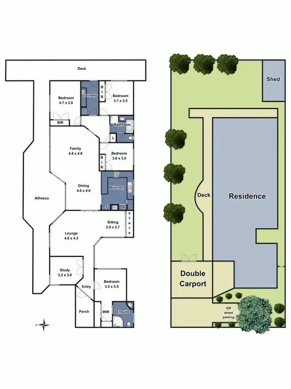 Floorplan of Homely house listing, 8 Bales Street, Mount Waverley VIC 3149