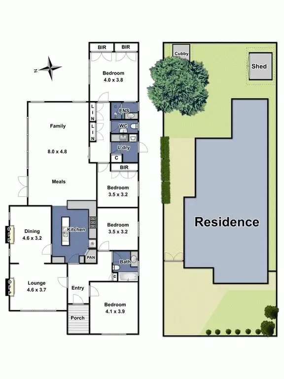 Floorplan of Homely house listing, 15 Trent Street, Glen Iris VIC 3146