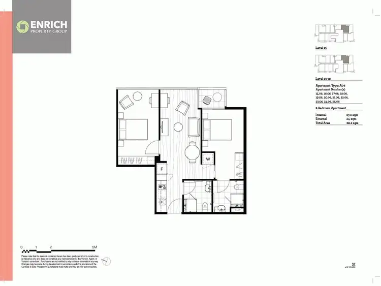 Floorplan of Homely apartment listing, 27 Little Collins Street, Melbourne VIC 3000