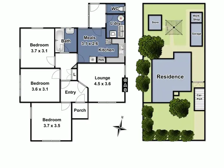 Floorplan of Homely house listing, 24 Samarinda Avenue, Ashburton VIC 3147