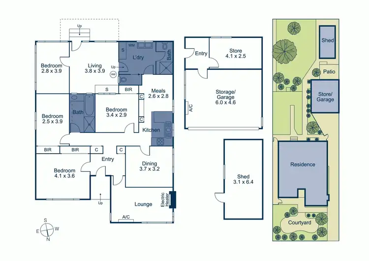 Floorplan of Homely house listing, 14 Stott Street, Box Hill South VIC 3128