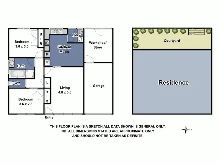 Floorplan of Homely unit listing, 2/60 Woornack Road, Carnegie VIC 3163
