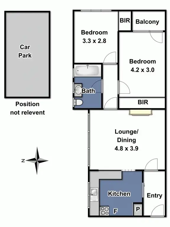 Floorplan of Homely apartment listing, 4/15 Illawarra Road, Hawthorn VIC 3122