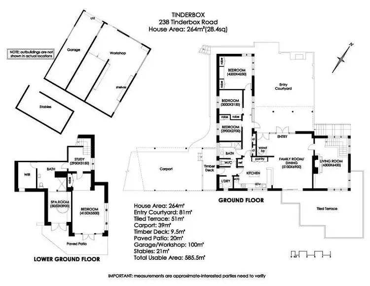 Floorplan of Homely house listing, 238 Tinderbox Road, Tinderbox TAS 7054