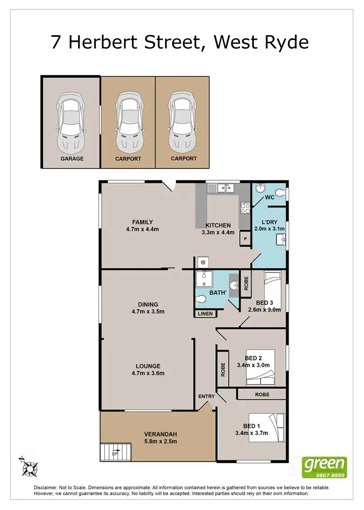 Floorplan of Homely house listing, 7 Herbert Street, West Ryde NSW 2114