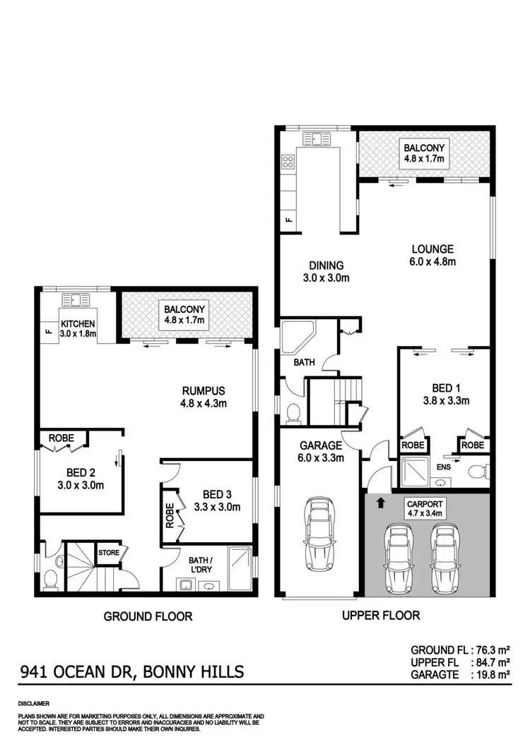 Floorplan of Homely house listing, 941 Ocean Drive, Bonny Hills NSW 2445
