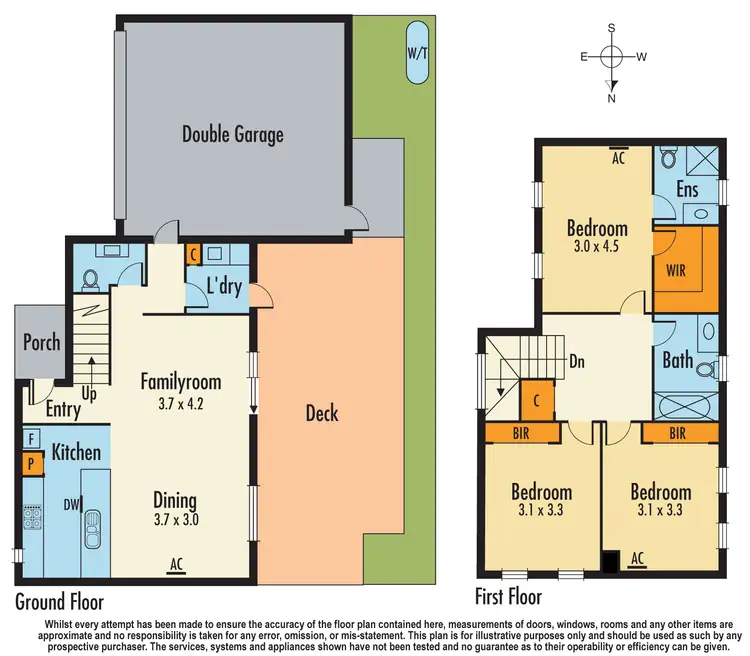 Floorplan of Homely townhouse listing, 2/34 Ireland Road, Clayton South VIC 3169