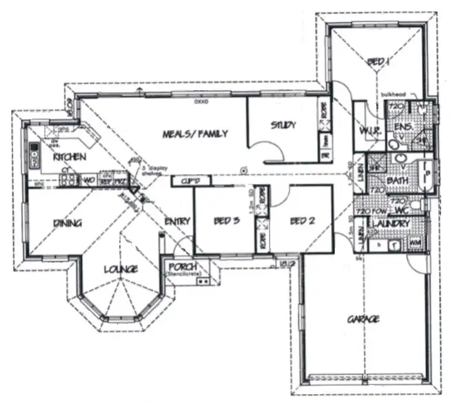 Floorplan of Homely house listing, 6 Fairview Close, end of Wirreanda Dr., Rangeville QLD 4350