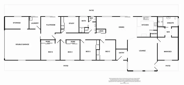 Floorplan of Homely house listing, 5 Grossman Place, Wallalong NSW 2320