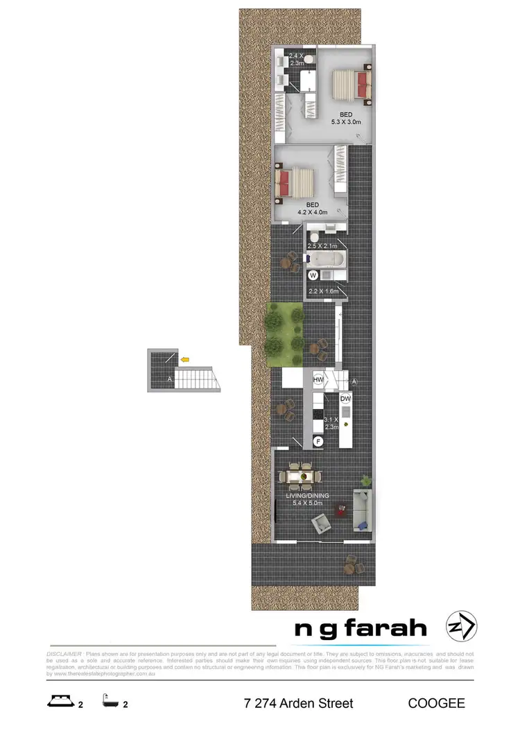 Floorplan of Homely apartment listing, 7/274 Arden Street, Coogee NSW 2034