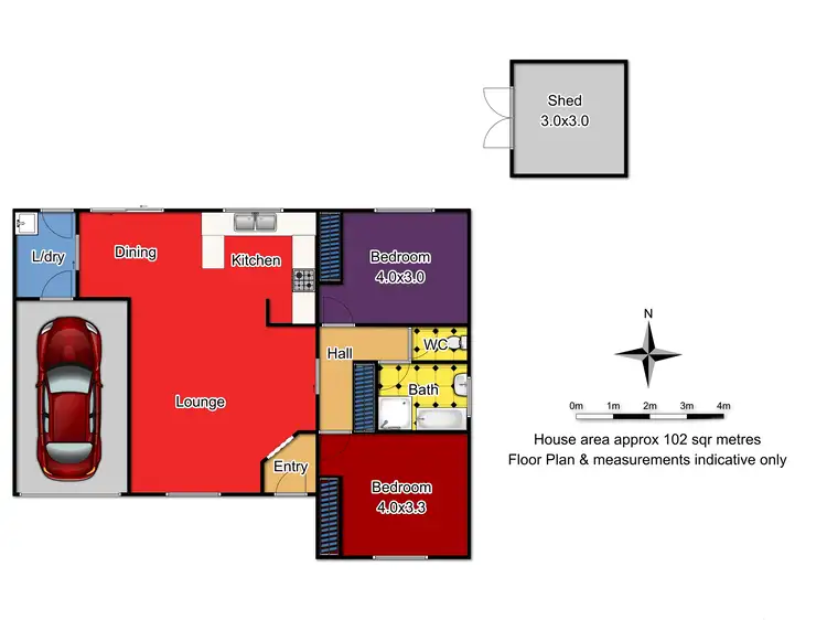 Floorplan of Homely unit listing, 2/7 Spring Street, Orange NSW 2800