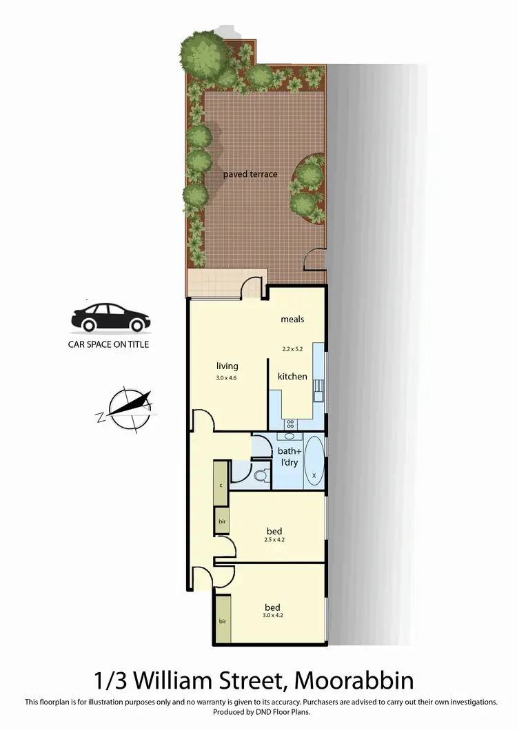 Floorplan of Homely unit listing, 1/3 William Street, Moorabbin VIC 3189