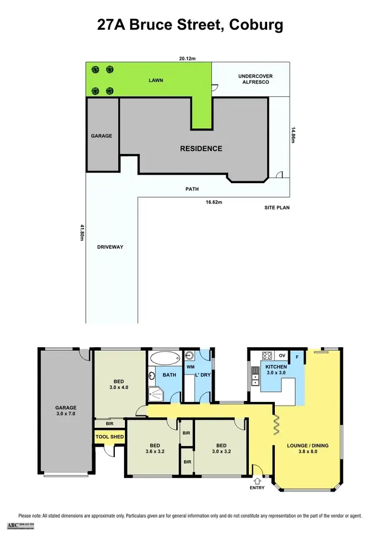 Floorplan of Homely house listing, 27A Bruce Street, Coburg VIC 3058