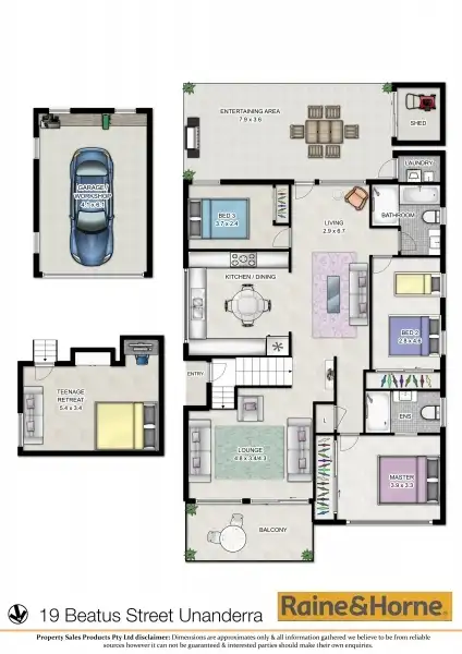 Floorplan of Homely house listing, 19 Beatus Street, Unanderra NSW 2526