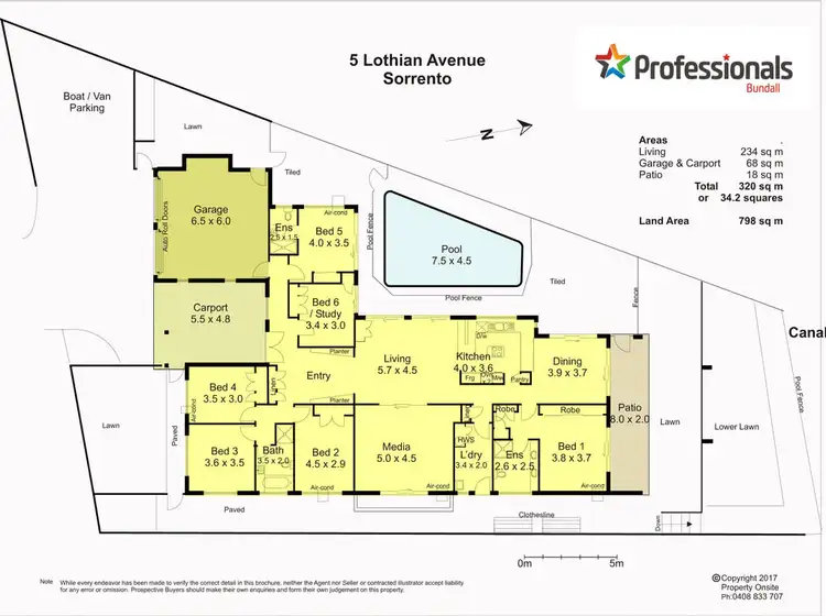 Floorplan of Homely house listing, 5 Lothian Avenue, Sorrento QLD 4217