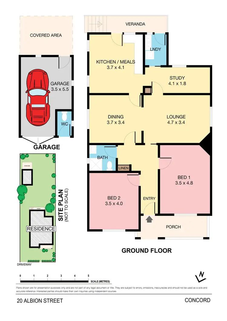 Floorplan of Homely house listing, 20 Albion Street, Concord NSW 2137