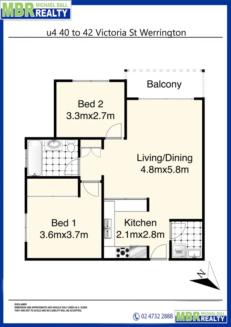 Floorplan of Homely unit listing, Address available on request