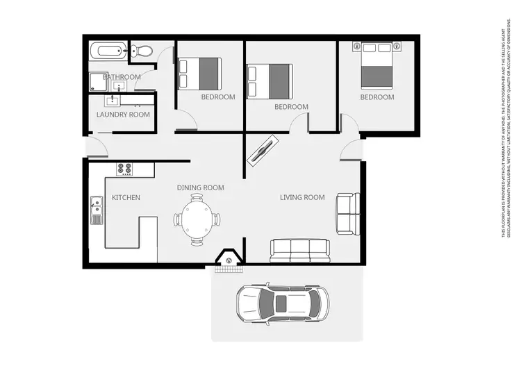 Floorplan of Homely house listing, 903 IRYMPLE AVENUE, Irymple VIC 3498