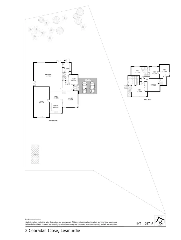 Floorplan of Homely house listing, 2 Cobradah Close, Lesmurdie WA 6076