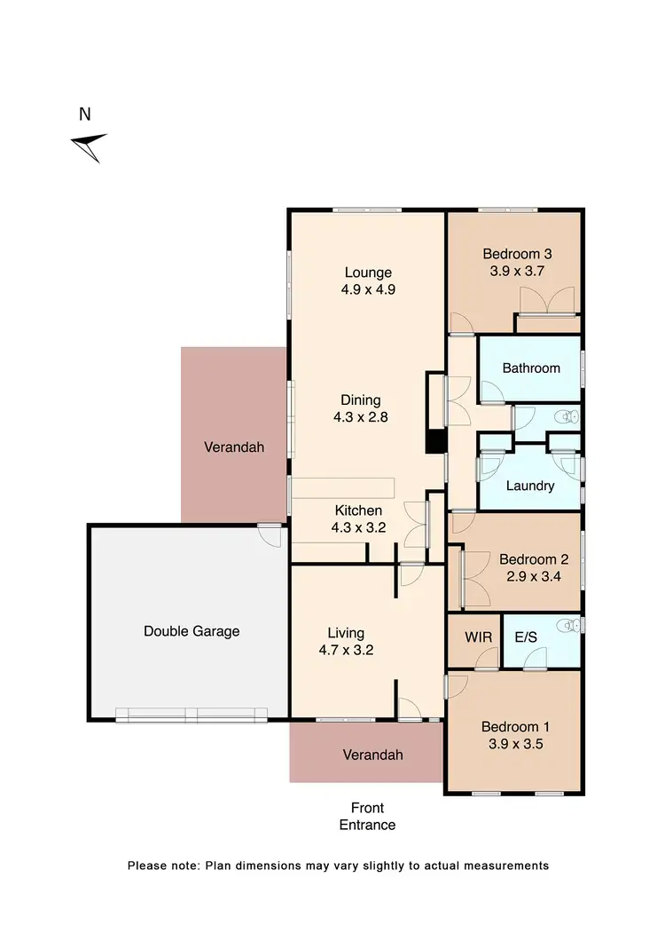 Floorplan of Homely house listing, 15 Andrew Street, Creswick VIC 3363