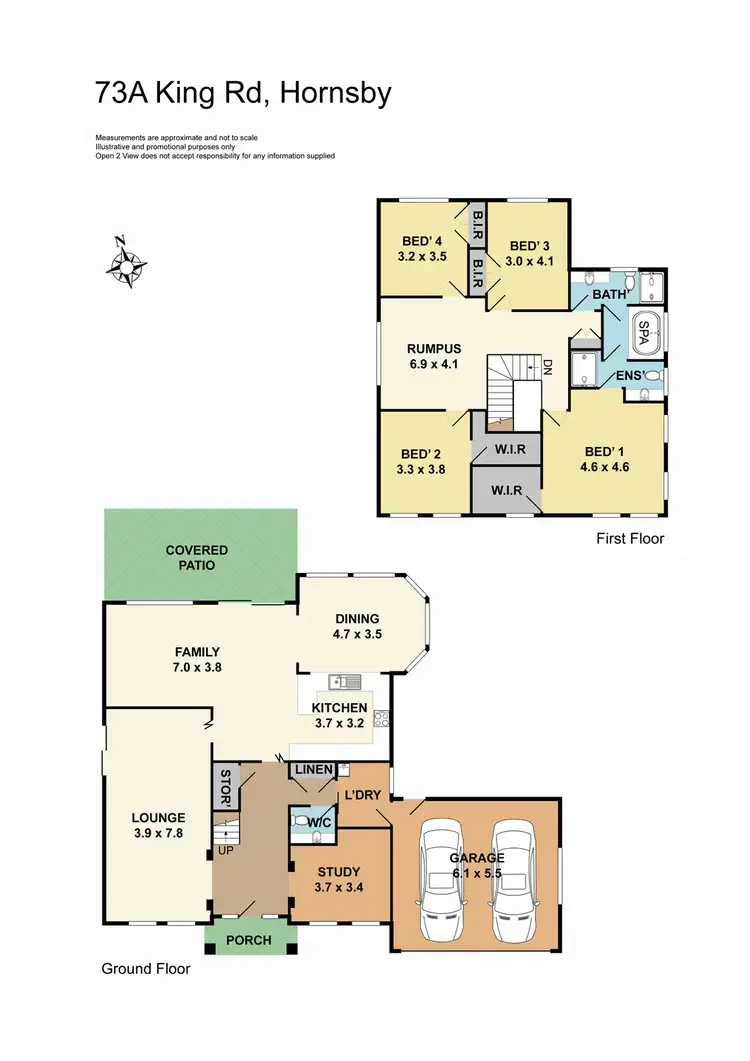 Floorplan of Homely house listing, 73A King Road, Hornsby NSW 2077