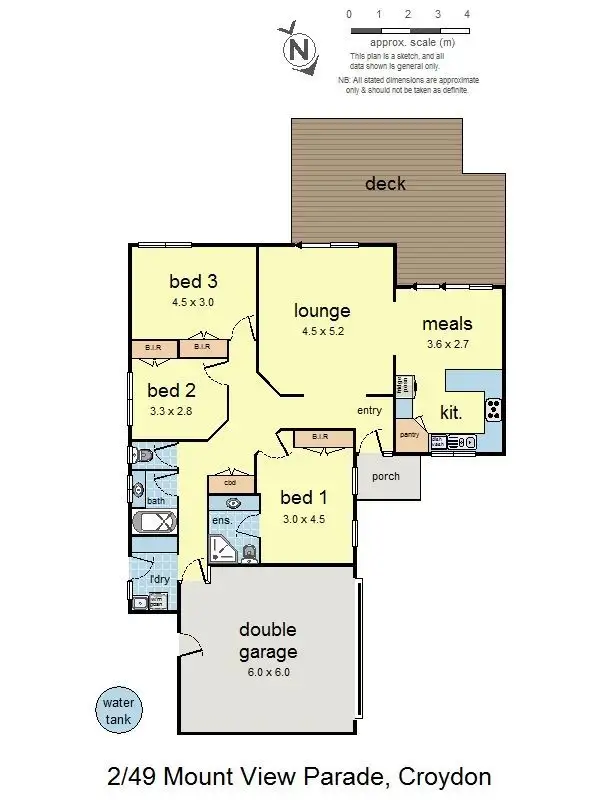 Floorplan of Homely unit listing, 2/49 Mount View Parade, Croydon VIC 3136