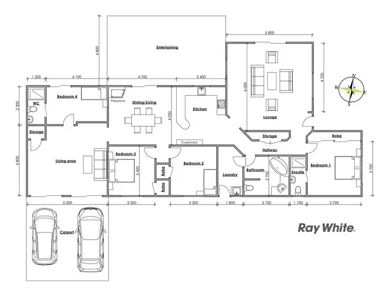 Floorplan of Homely rural property listing, 50 Eriksson Lane, Taree NSW 2430