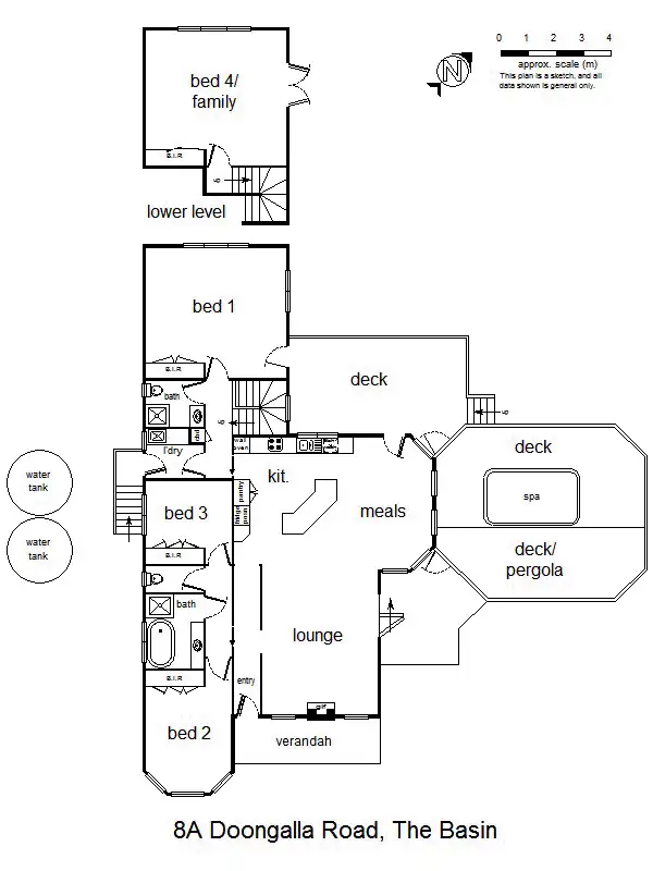 Floorplan of Homely house listing, 8A Doongalla Rd, The Basin VIC 3154