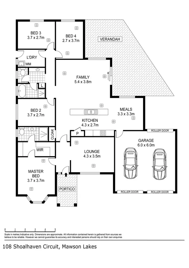 Floorplan of Homely house listing, 108 Shoalhaven Circuit, Mawson Lakes SA 5095