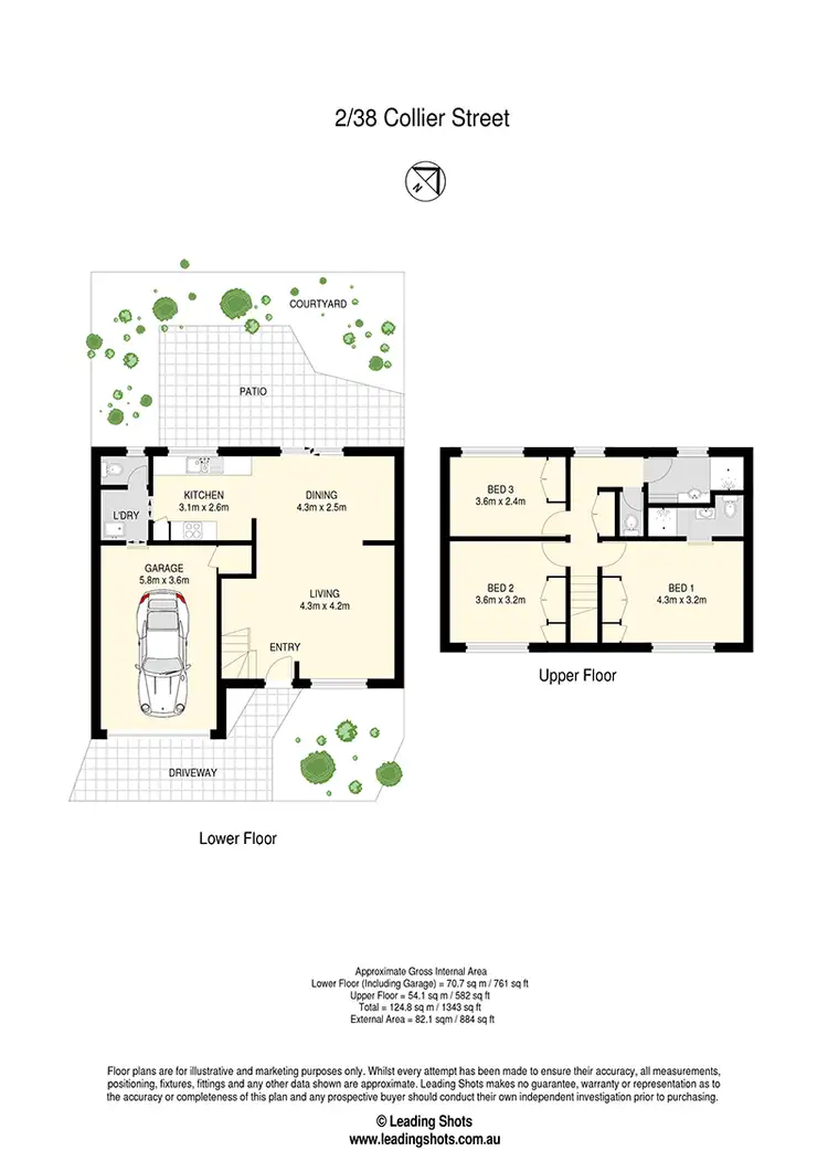 Floorplan of Homely townhouse listing, 2/38 Collier Street, Stafford QLD 4053