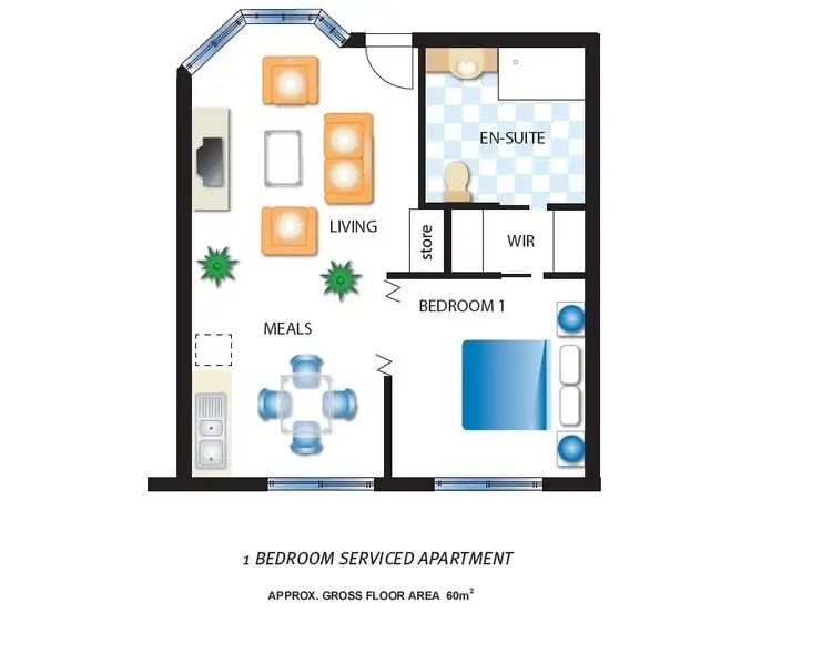 Floorplan of Homely house listing, 208 / 27 Marine Avenue, Port Lincoln SA 5606
