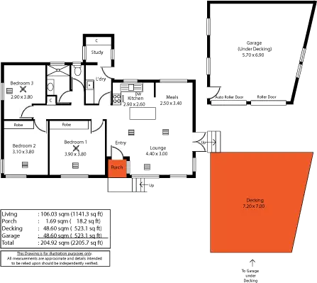 Floorplan of Homely house listing, 16 Angas Crescent, Marino SA 5049
