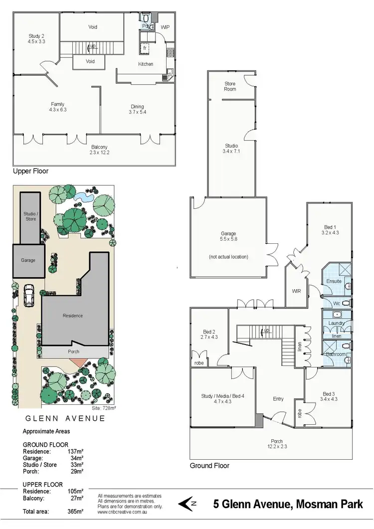 Floorplan of Homely house listing, 5 Glenn Avenue, Mosman Park WA 6012