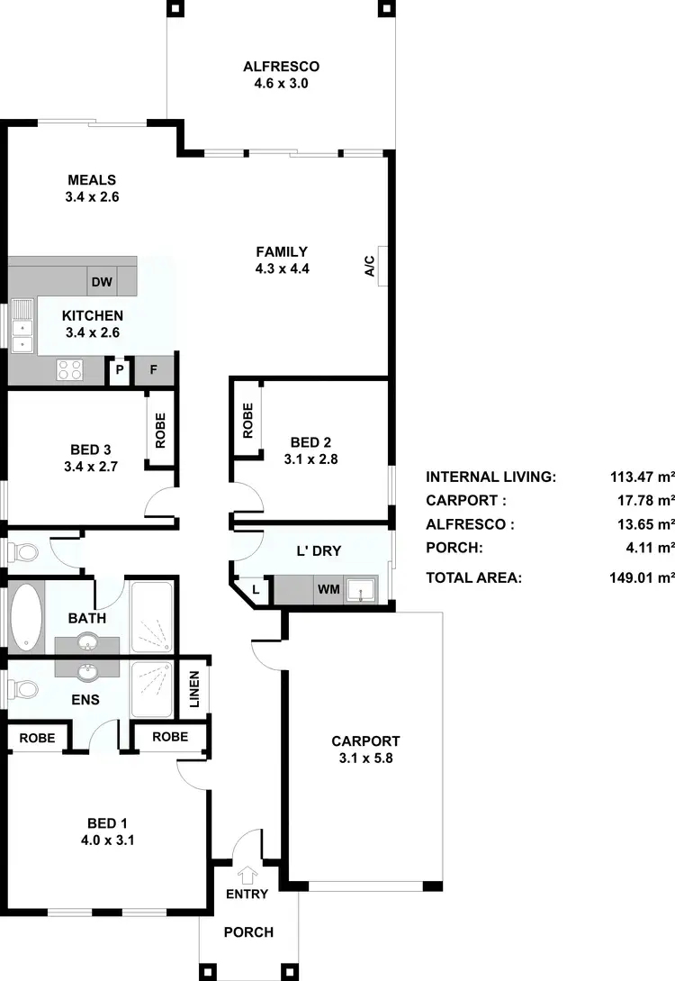 Floorplan of Homely house listing, 10 Burford Street, Gawler East SA 5118