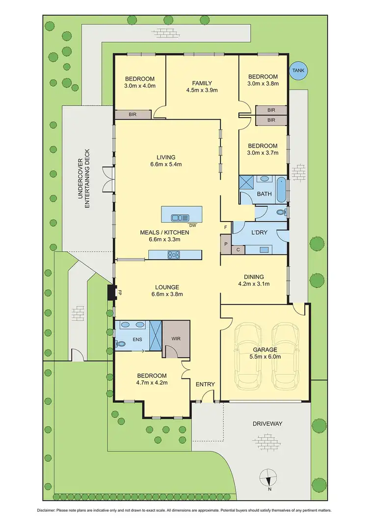 Floorplan of Homely house listing, 21 Tenterfield Place, Tarneit VIC 3029