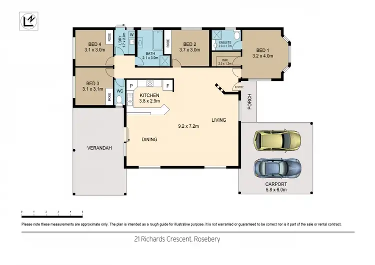 Floorplan of Homely house listing, 21 Richards Crescent, Rosebery NT 832