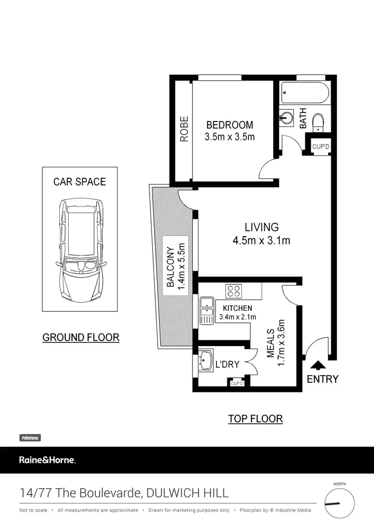 Floorplan of Homely apartment listing, 14/77 The Boulevarde, Dulwich Hill NSW 2203